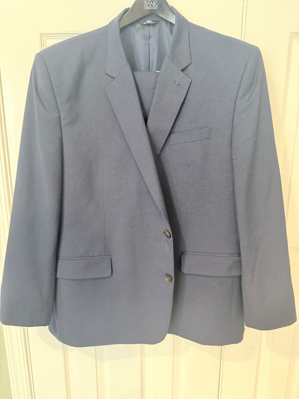J.M. Haggar Dark Blue Classic Fit Full Suit Size 52R